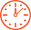 clock showing speed